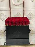 Square Signature Box fresh roses