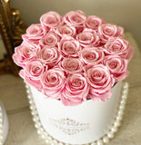 Everlasting Roses - Round Box