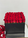 Square Signature Box fresh roses